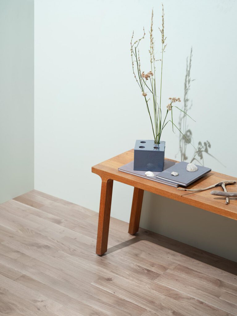 Roble Driftwood Grey - Tarima en doble tablilla maciza - Detalle Lama y Textura 1
