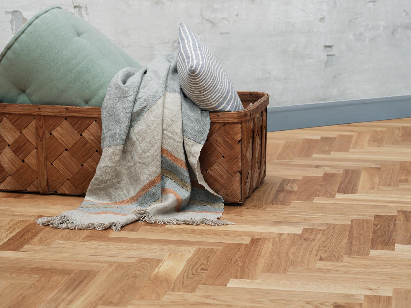 Roble - Parquet en espiga ancha Junckers - Detalle Lama y Textura 3