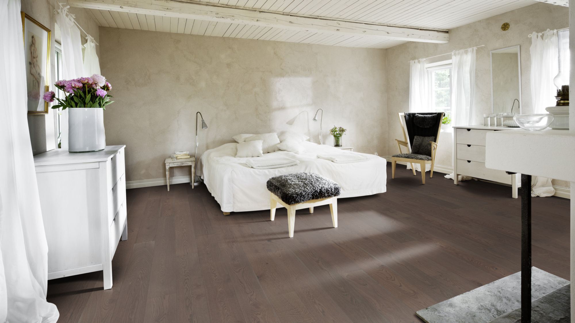 Roble Charcoal Light Plank - Detalle Lama y Textura 1