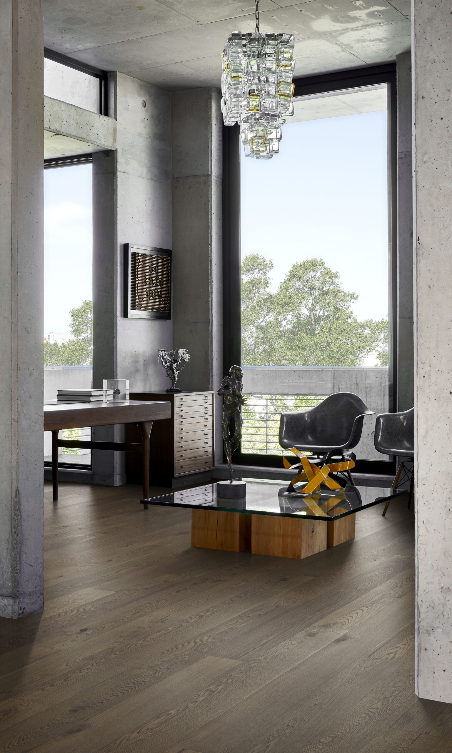 Roble Charcoal Light Plank - Detalle Lama y Textura 2