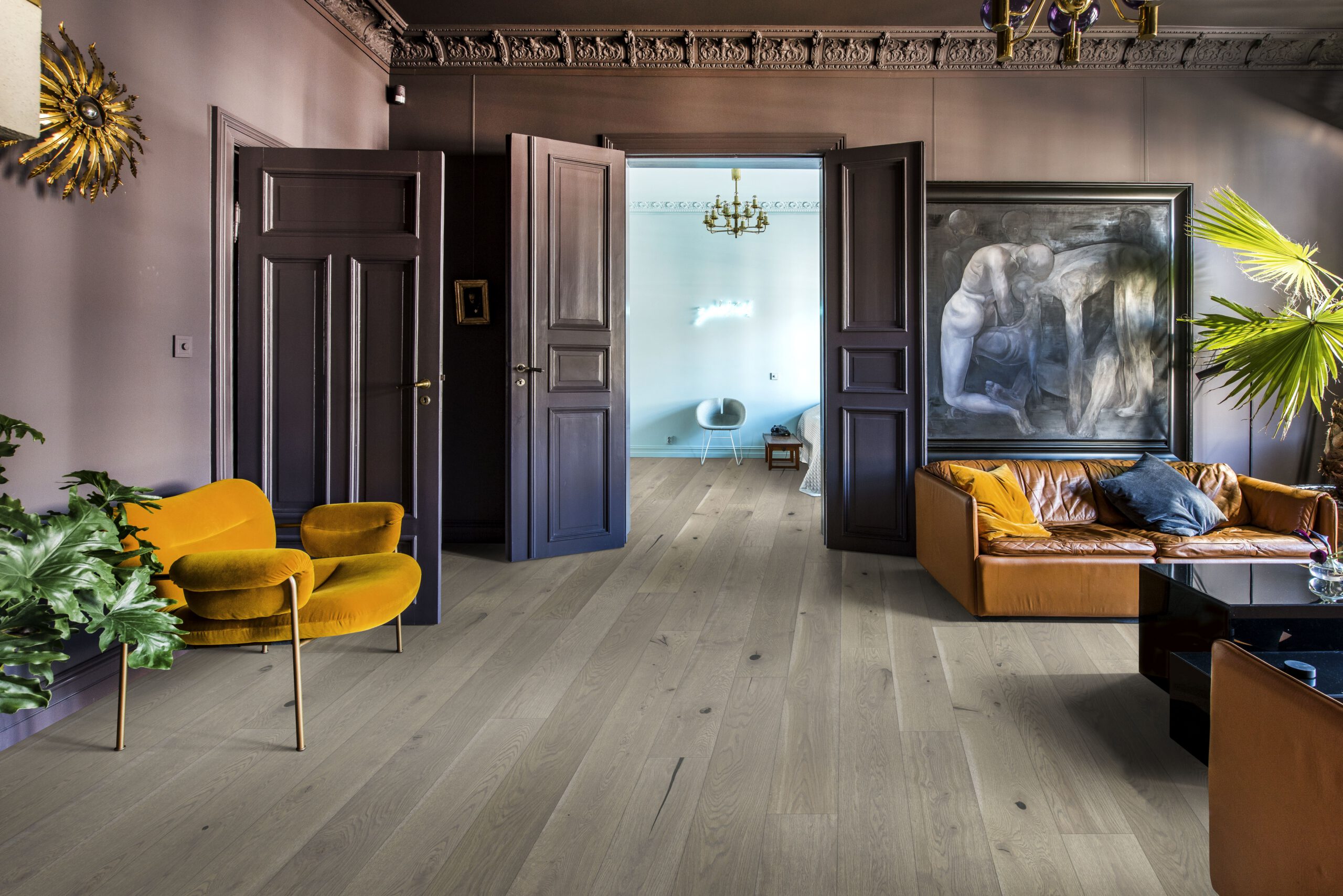 Roble Pearl Grey Plank - Detalle Lama y Textura 2