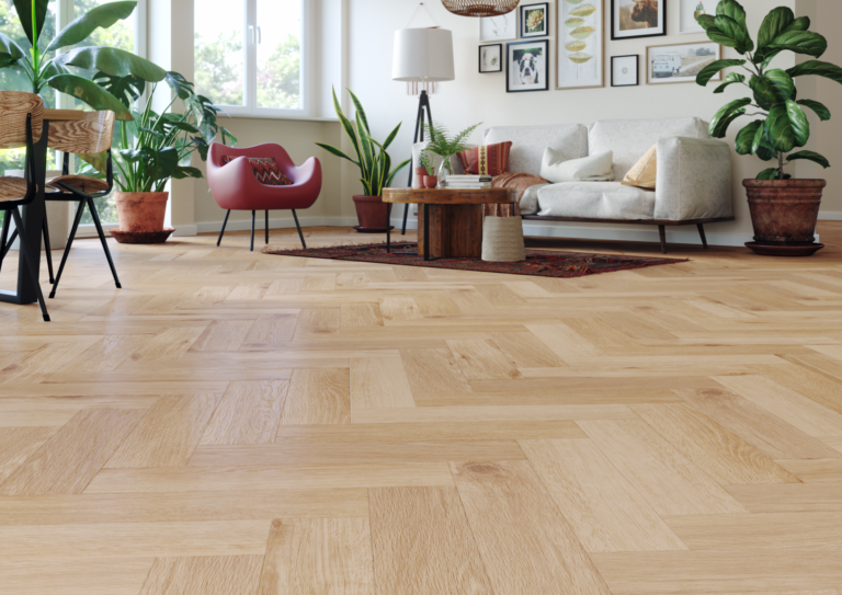 Suelo de vinilo Arbiton Amaron Herringbone - WEMBLEY ROBLE - 5mm/0.55mm - Detalle 1