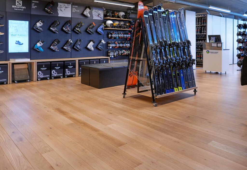 Roble Nature Nordic - Tarima en una tabla maciza Junckers