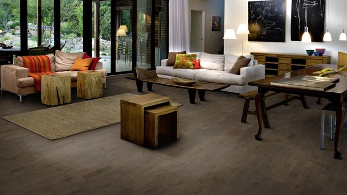 Tarima Kahrs Charcoal Light strip 153N6BEKS4KW240