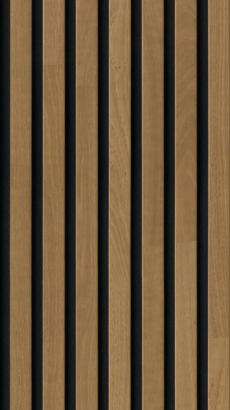Paneles acústicos Acoustic Sense WOOD Roble marrón 04312 barnizado mate