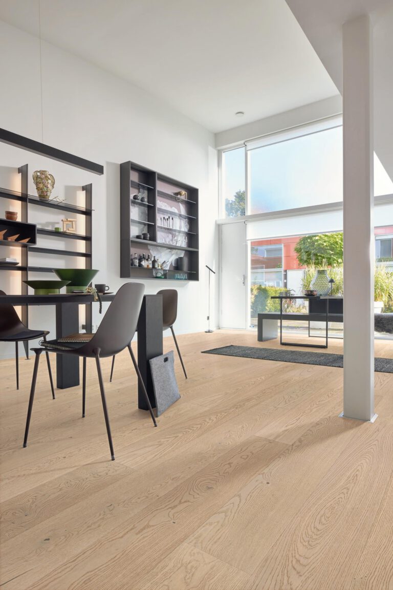 Suelo de madera Natureflex HD 100 Roble vivo blanco crema 20014 barnizado ultramate
