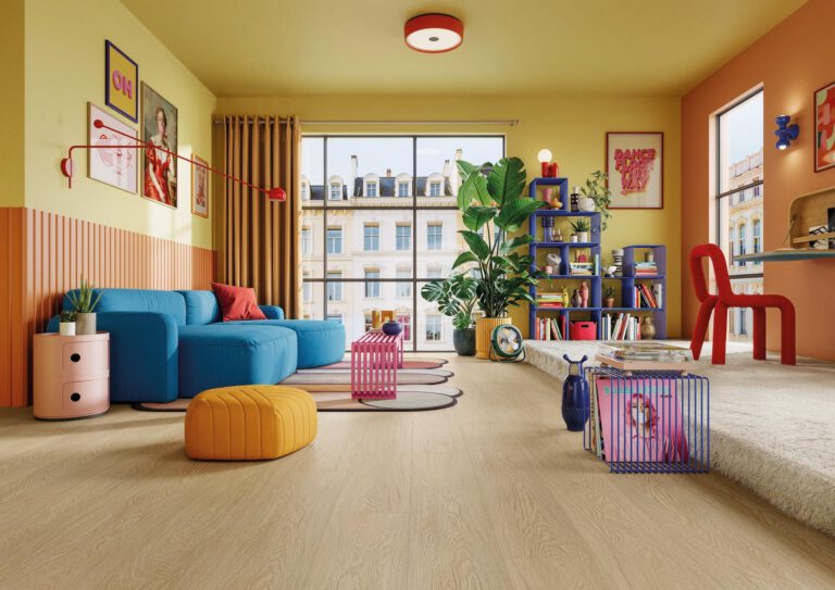 Suelo de diseño MeisterDesign. rigid RM 400 S Bubblegum dance 20082