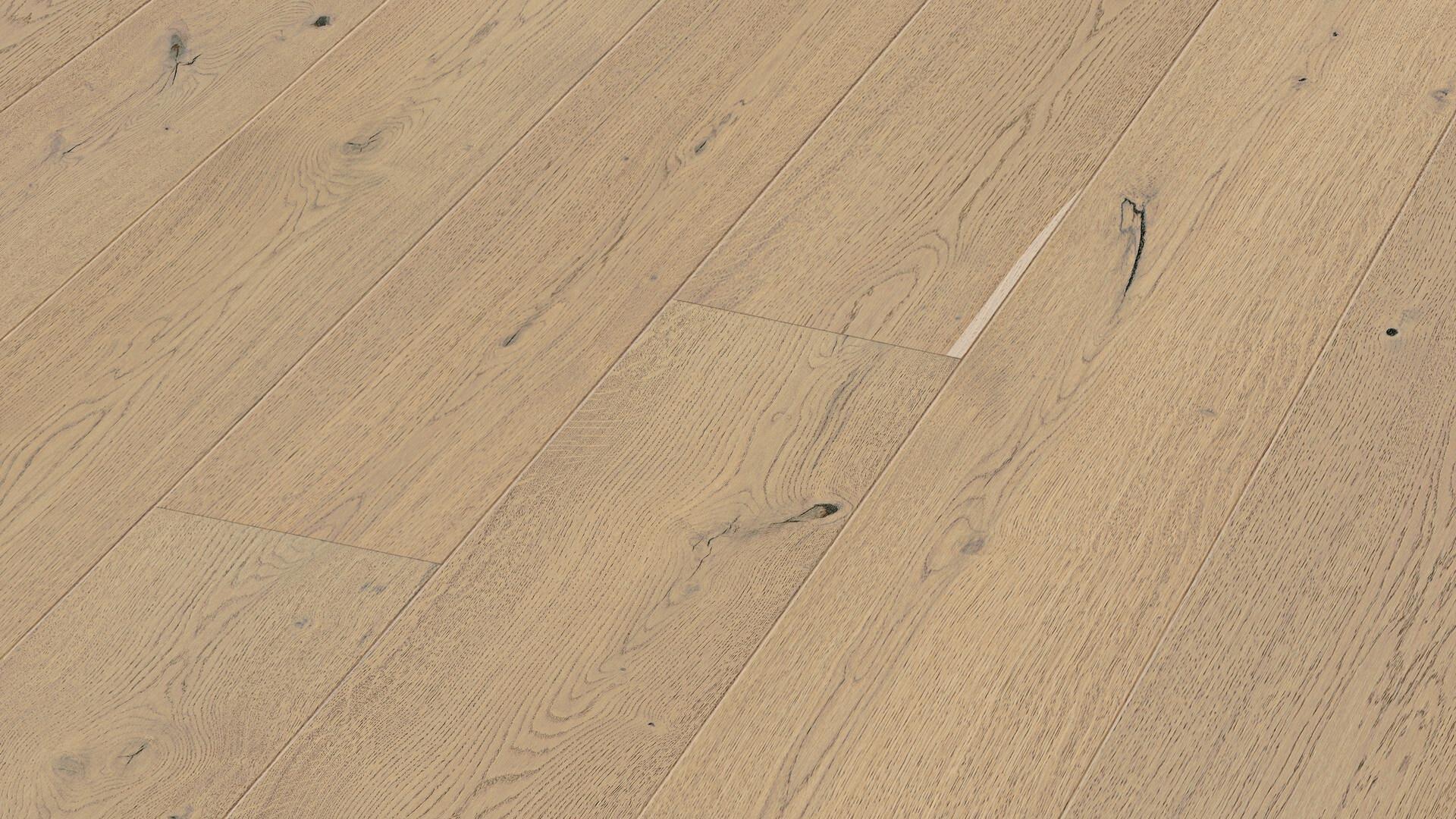 Suelo de madera Lindura HD 400 Roble auténtico gris arena 20226 barnizado ultramate