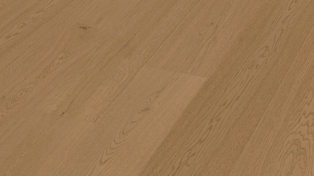 Suelo de madera Lindura HD 400 Roble vivo marrón barro 20227 barnizado ultramate