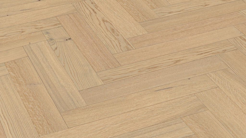 Suelo de madera Lindura HS 500 Roble clásico blanco crema 20231 barnizado ultramate