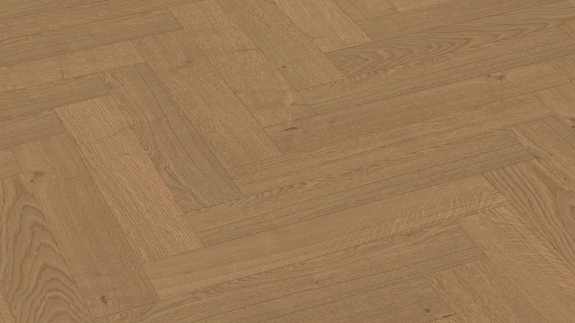 Suelo de madera Lindura HS 500 Roble clásico marrón barro 20233 barnizado ultramate