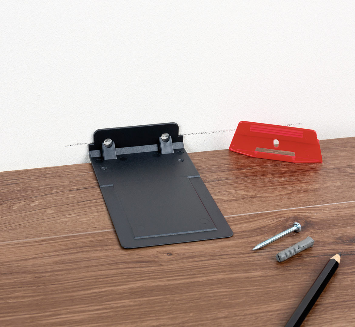 Parador Clip rojo para zócalos SL 4, SL 5 y SL 18 - Imagen 4