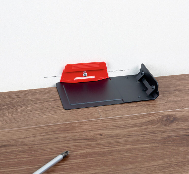 Parador Clip rojo para zócalos SL 4, SL 5 y SL 18