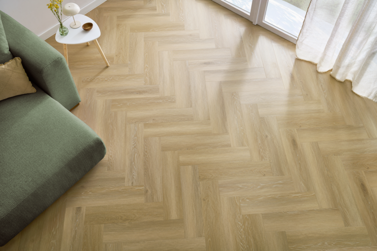 Suelo vinílico Arbiton Amaron Herringbone EIR ACOUSTIC - ROBLE JOHANNES - 6.3mm/0.55mm - Detalle 1