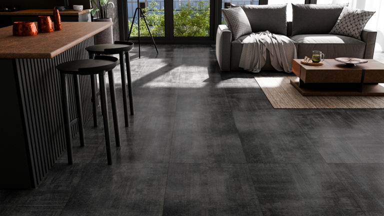 Suelo vinílico Arbiton Amaron FORMA ACOUSTIC - Amadora Anthracite - 6.3mm/0.55mm - Detalle 1