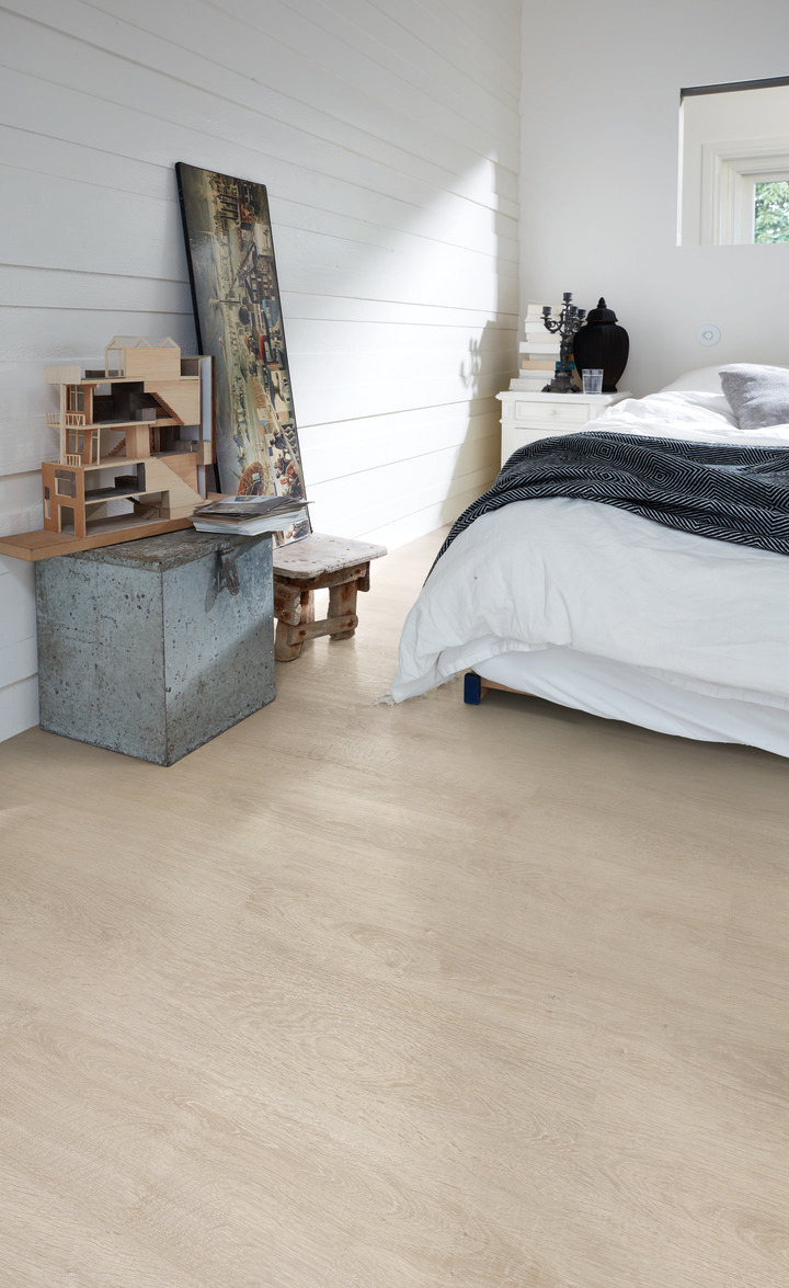 Suelo laminado MeisterDesign. laminate LC 150 Roble decapado blanco 06181