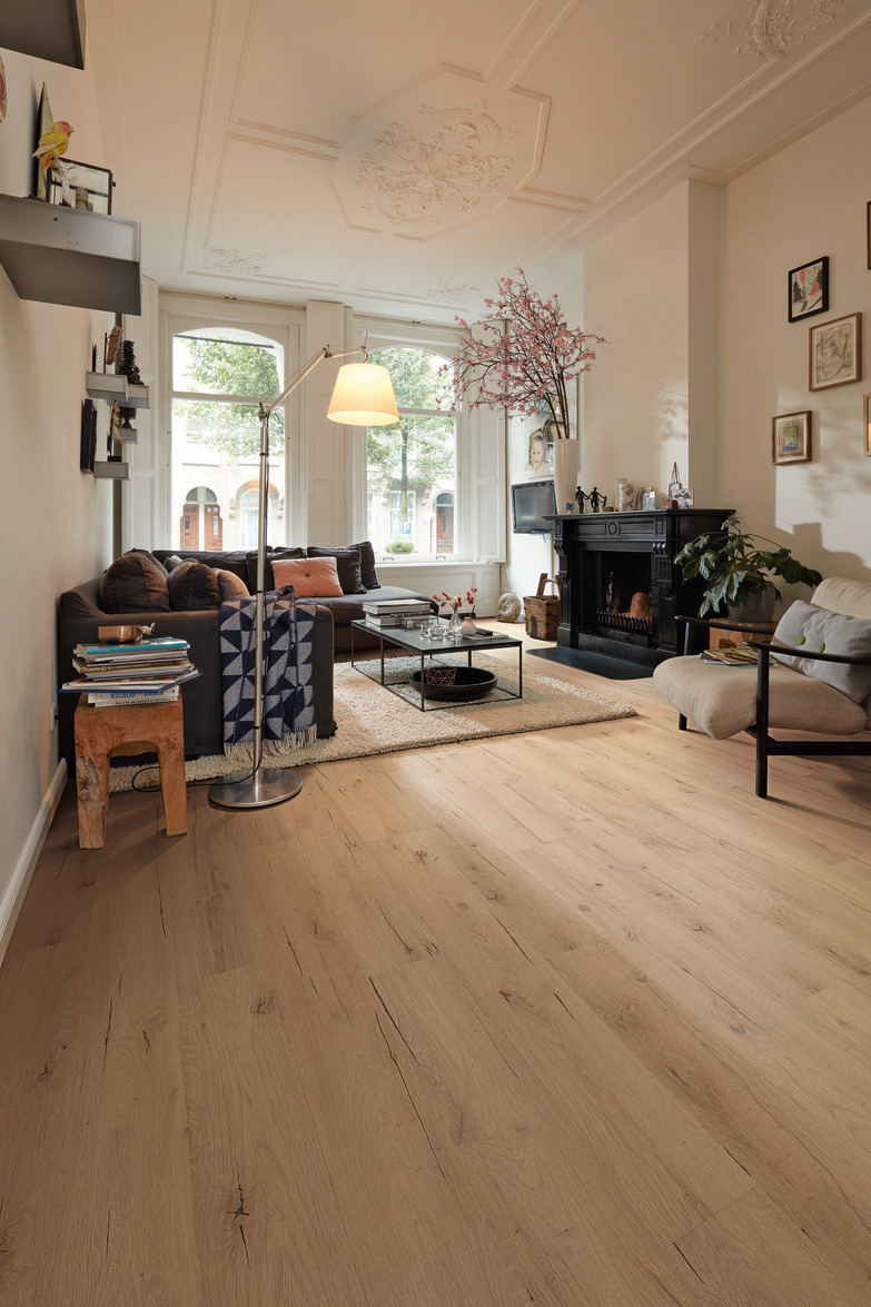 Suelo laminado MeisterDesign. laminate LC 55 Roble agrietado claro 06258 - Imagen 3