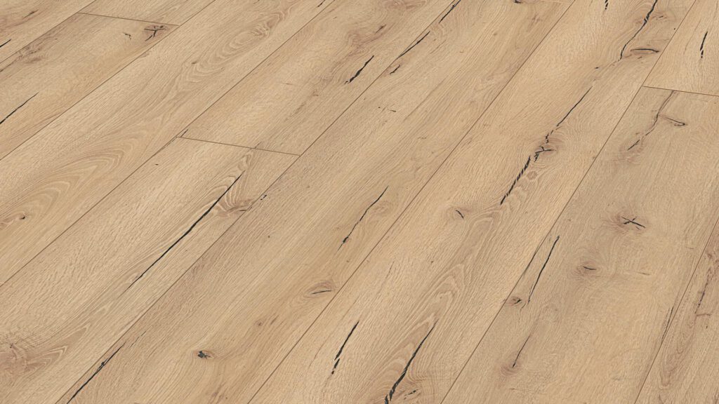 Suelo laminado MeisterDesign. laminate LL 150 Roble agrietado claro 06258