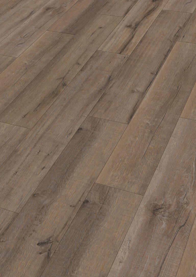 Suelo de diseño MeisterDesign. next DD 500 S Roble madera vieja gris barro 06986