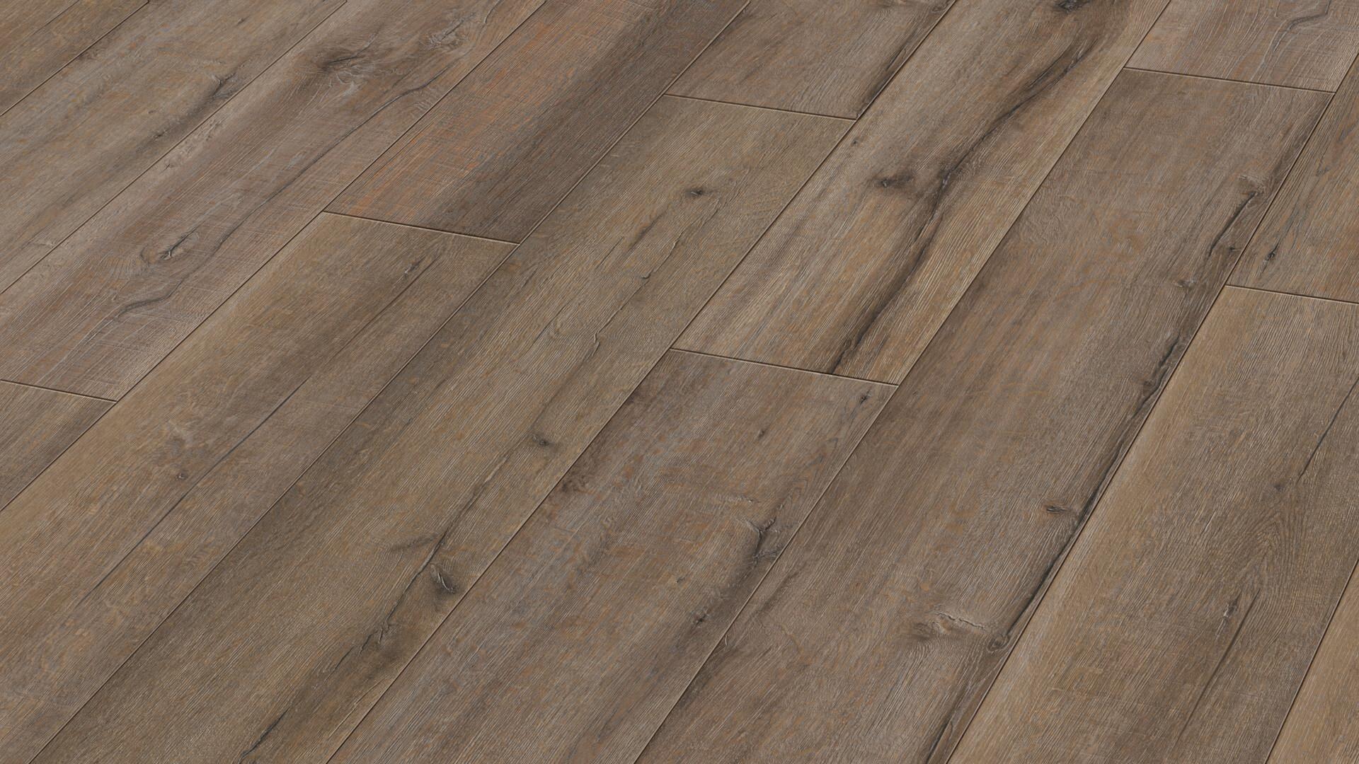 Suelo de diseño MeisterDesign. next DD 500 S Roble madera vieja gris barro 06986