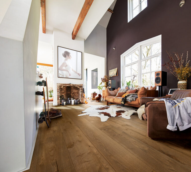 Suelo de madera Lindura HD 400 Roble auténtico gris oliva 08903 aceitado natural