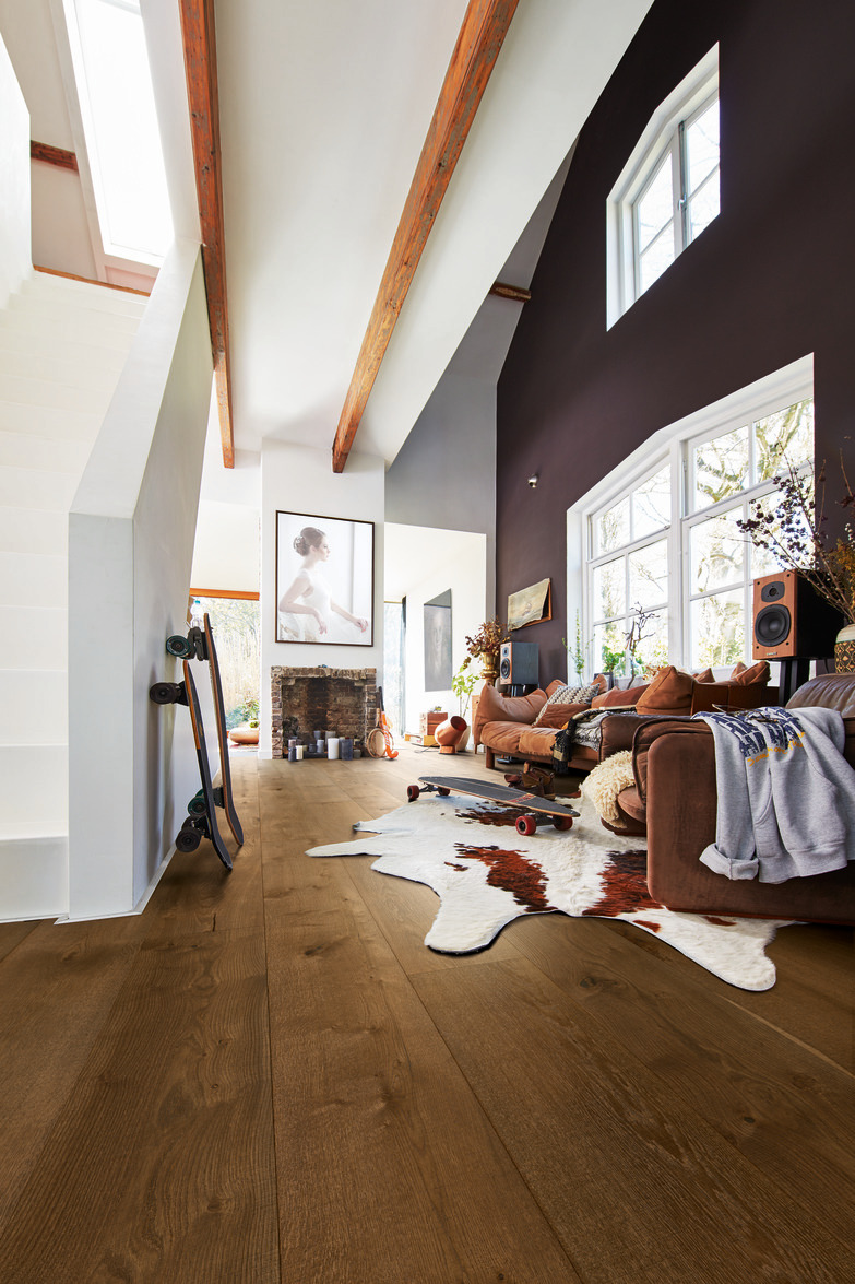 Suelo de madera Lindura HD 400 Roble auténtico gris oliva 08903 aceitado natural - Imagen 3
