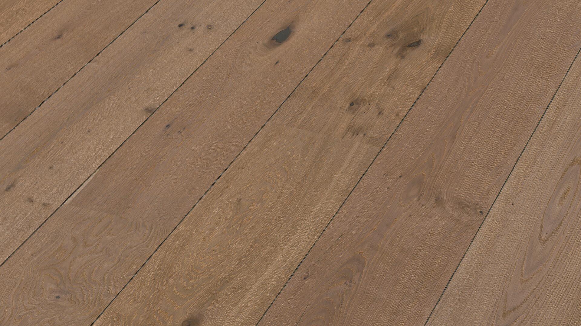 Suelo de madera Lindura HD 400 Roble auténtico greige 08905 aceitado natural