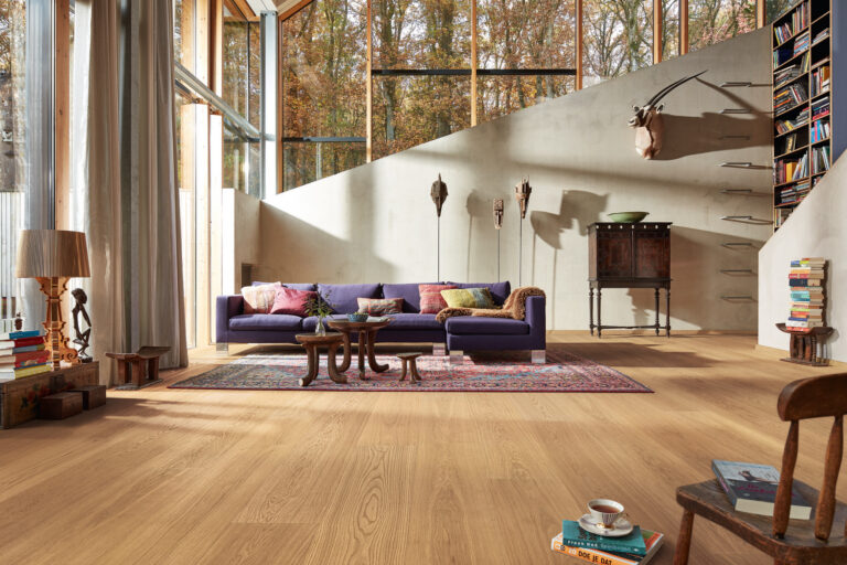 Suelo de madera Lindura HD 400 Roble natural puro 08906 aceitado natural