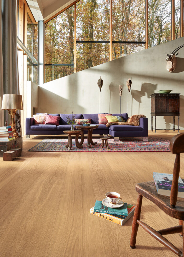 Suelo de madera Lindura HD 400 Roble natural puro 08906 aceitado natural