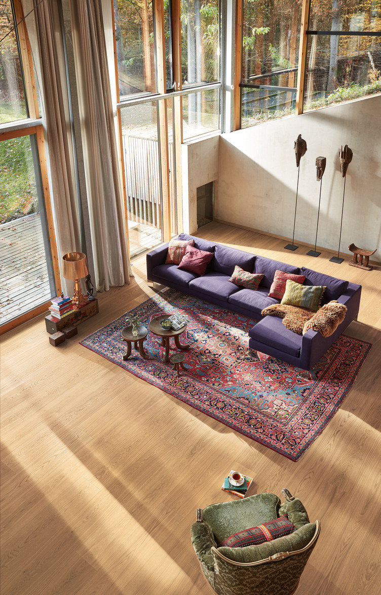 Suelo de madera Lindura HD 400 Roble natural puro 08906 aceitado natural