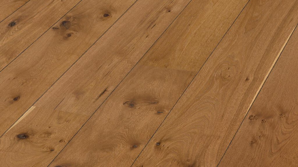 Suelo de madera Lindura HD 400 Roble auténtico marrón castaño 08911 aceitado natural