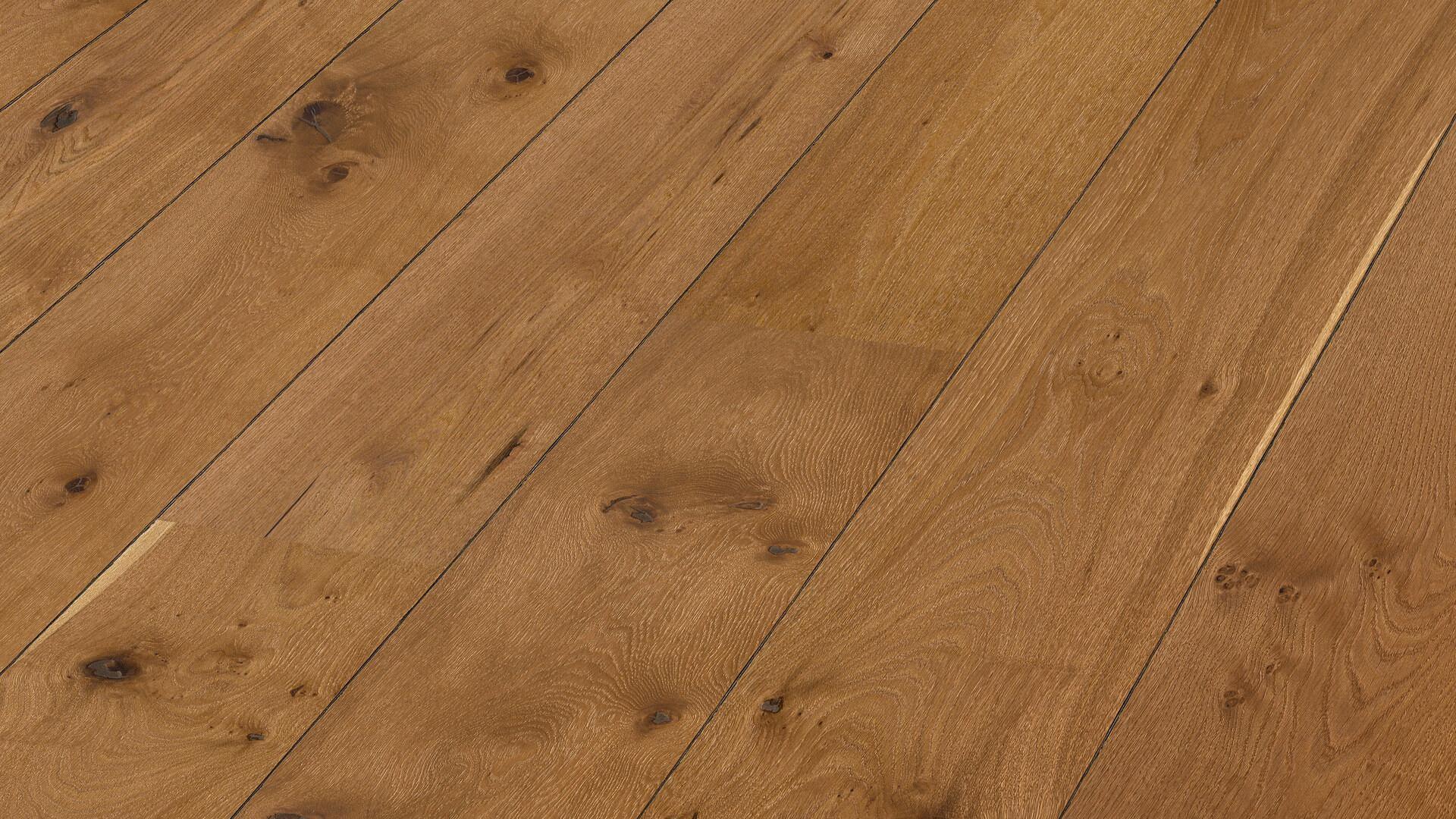 Suelo de madera Lindura HD 400 Roble auténtico marrón castaño 08911 aceitado natural