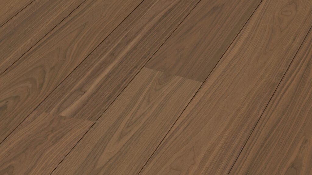 Suelo de madera Lindura HD 400 Nogal americano vivo 08912 barnizado ultramate