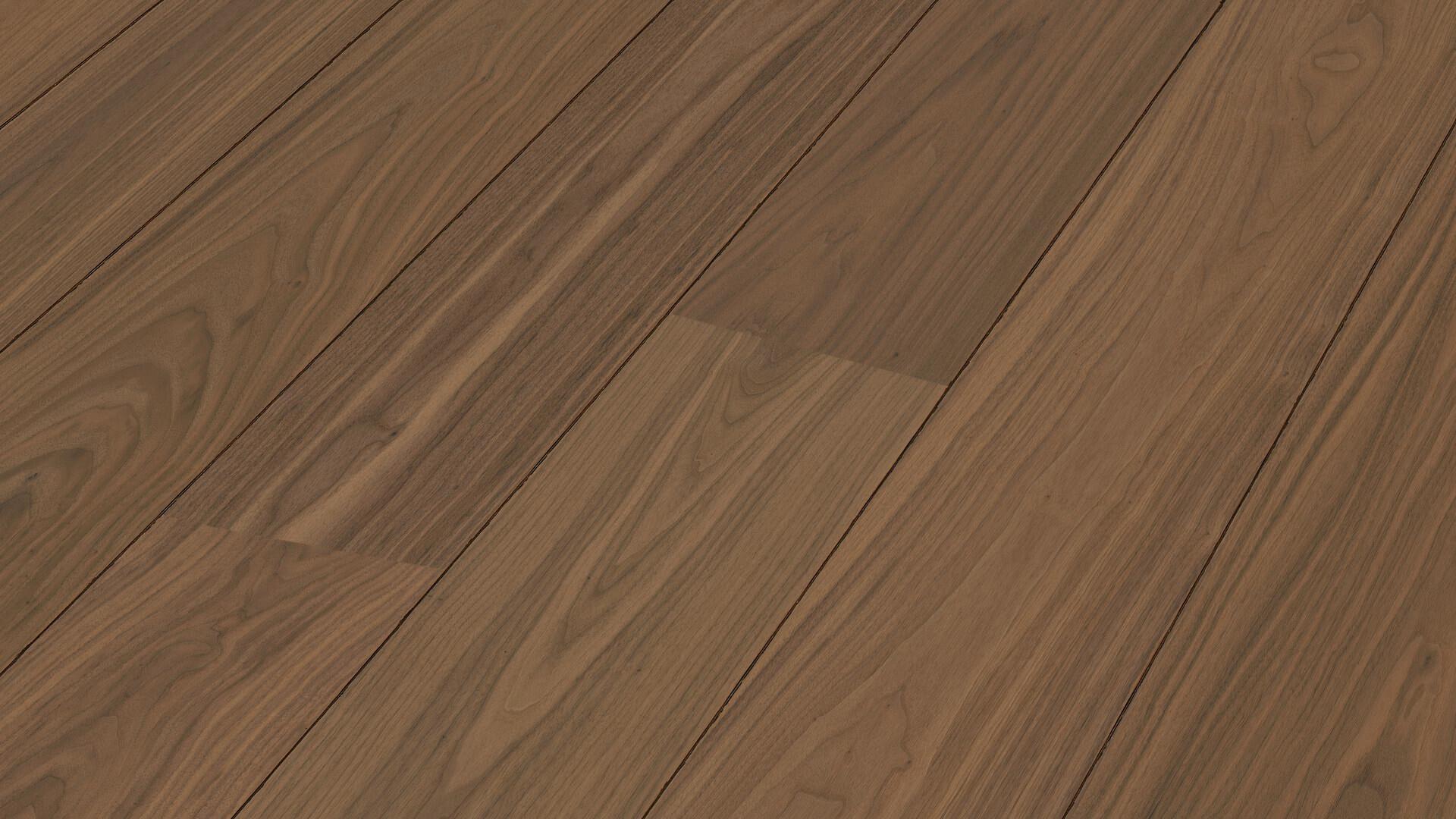 Suelo de madera Lindura HD 400 Nogal americano vivo 08912 barnizado ultramate