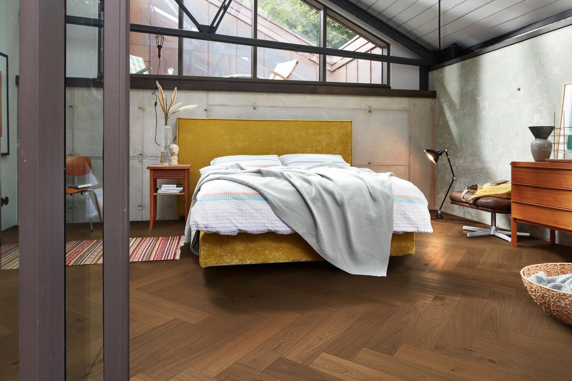 Suelo de madera Lindura HS 500 Nogal americano clásico 08924 barnizado ultramate - Imagen 3
