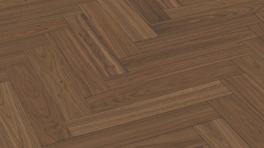 Suelo de madera Lindura HS 500 Nogal americano clásico 08924 barnizado ultramate