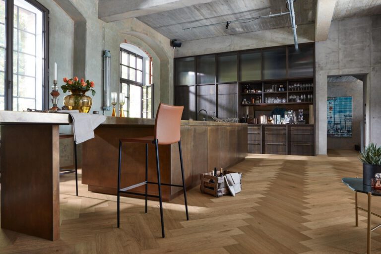 Suelo de madera Lindura HS 500 Roble clásico greige 08931 barnizado ultramate