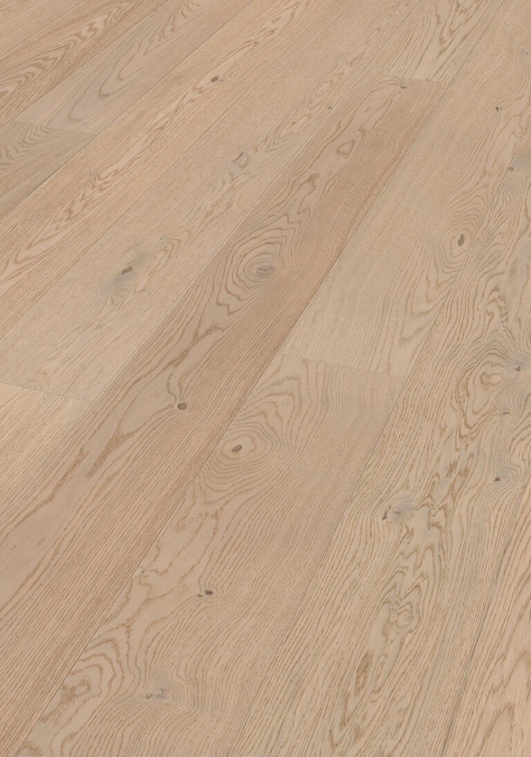 Suelo de madera Lindura HD 400 Roble vivo blanco crema 08937 barnizado ultramate