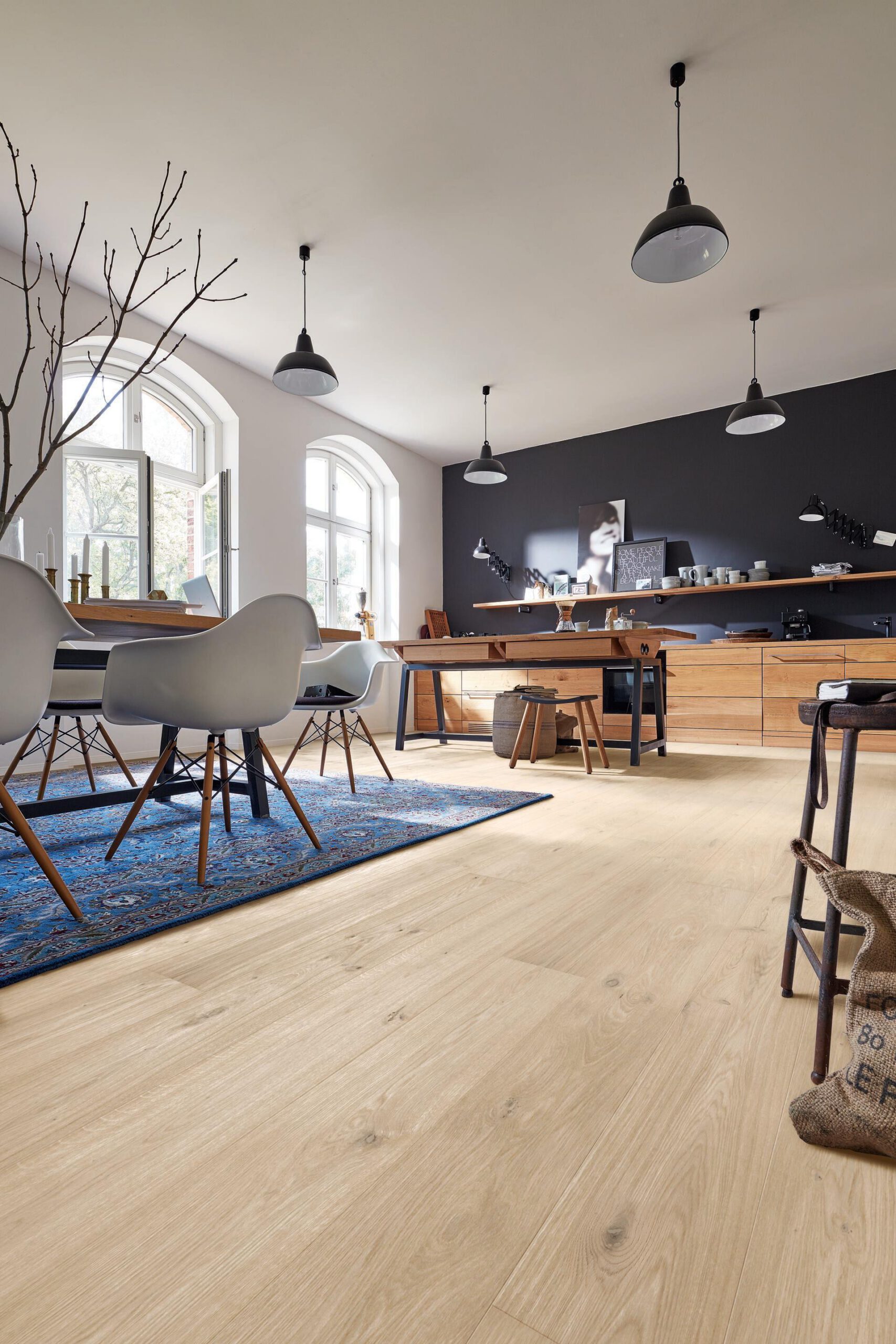 Parquet MeisterParquet. longlife PD 400 Roble auténtico blanco a la cal 09003 barnizado ultramate - Imagen 3