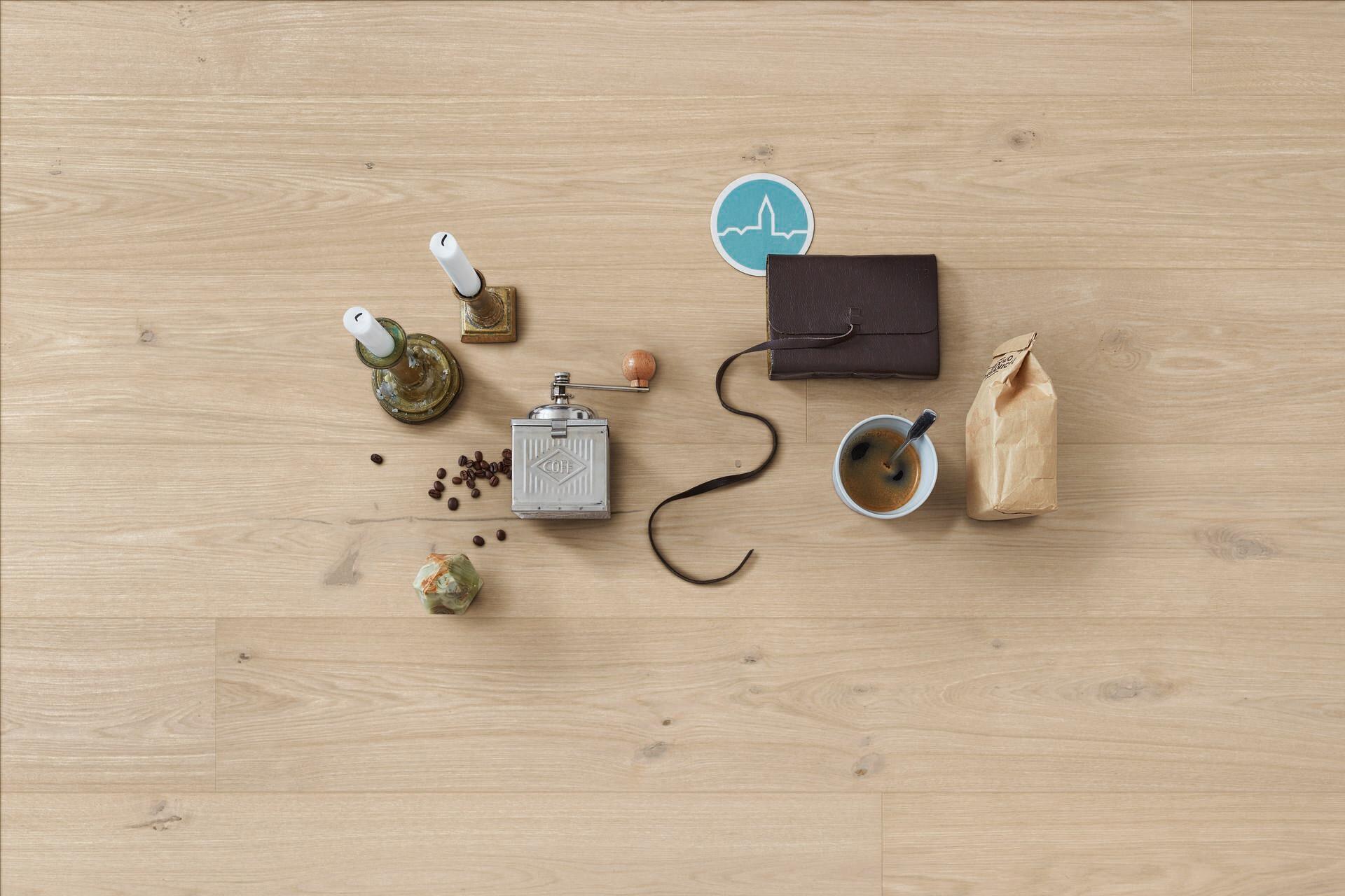 Parquet MeisterParquet. longlife PD 400 Roble auténtico blanco a la cal 09003 barnizado ultramate - Imagen 5