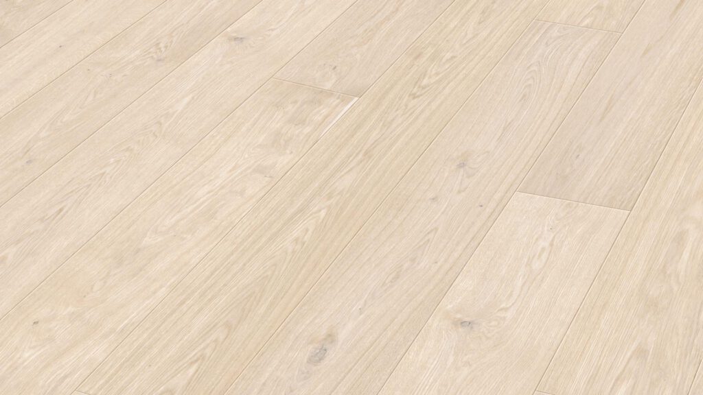 Parquet MeisterParquet. longlife PD 400 Roble auténtico blanco a la cal 09003 barnizado ultramate