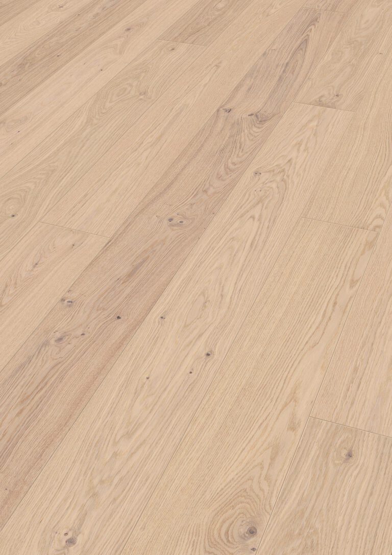 Parquet MeisterParquet. longlife PD 400 Roble vivo blanco crema 09012 barnizado ultramate