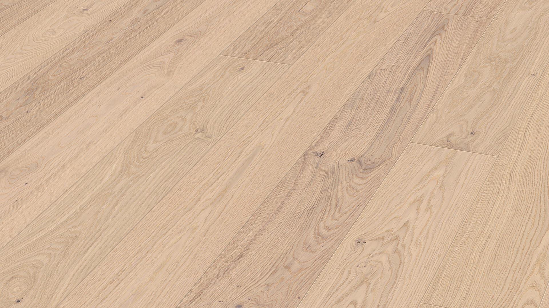 Parquet MeisterParquet. longlife PD 400 Roble vivo blanco crema 09012 barnizado ultramate