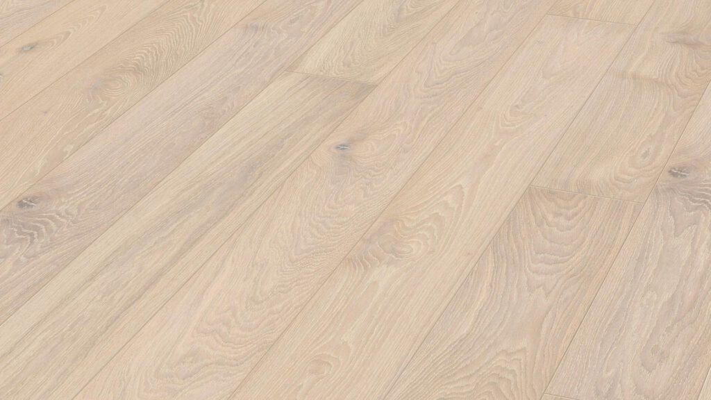 Parquet MeisterParquet. longlife PD 400 Roble vivo blanco crema a la cal 09014 barnizado ultramate