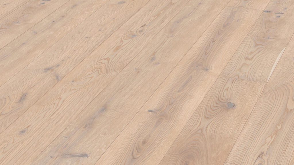 Parquet MeisterParquet. longlife PD 400 Roble auténtico blanco crema 09017 barnizado ultramate