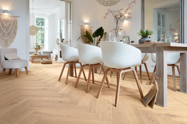 Parquet MeisterParquet. longlife PS 500 Roble auténtico blanco crema 09021 barnizado ultramate