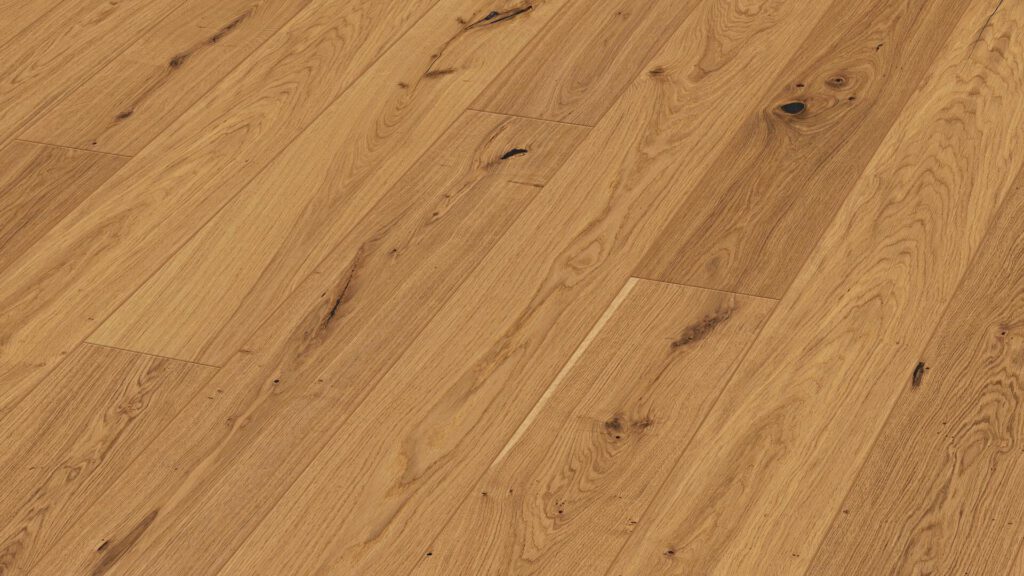 Parquet MeisterParquet. longlife PD 400 Roble auténtico aspecto ahumado 09027 aceitado natural