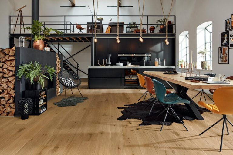 Parquet MeisterParquet. longlife PD 400 Roble auténtico greige 09029 aceitado natural