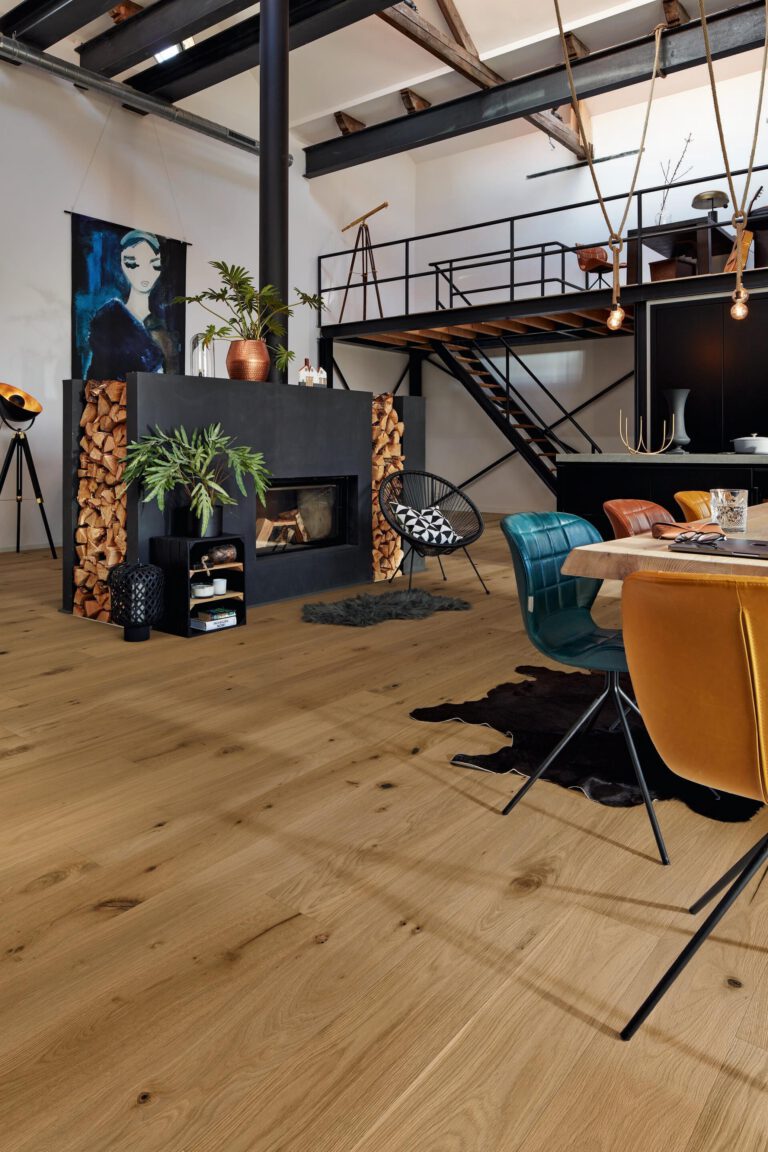 Parquet MeisterParquet. longlife PD 400 Roble auténtico greige 09029 aceitado natural