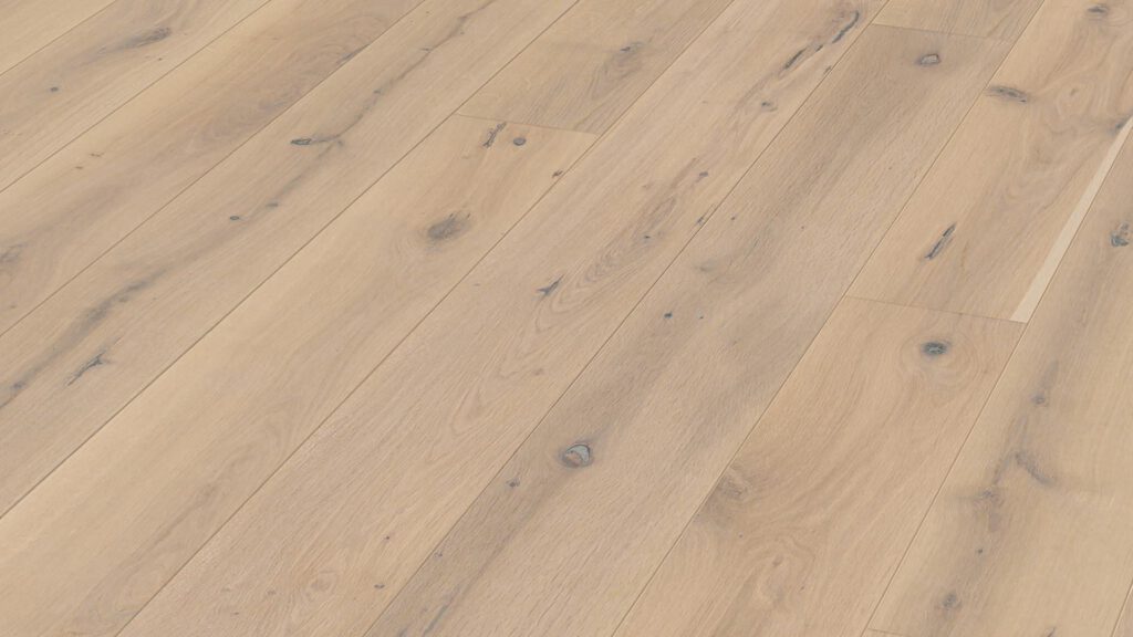Parquet MeisterParquet. longlife PD 400 Roble auténtico blanco crema 09031 aceitado natural